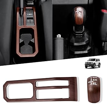 Amazon.co.jp: AMWMORV 新型 ジムニーJB64 木目調シフトパネル